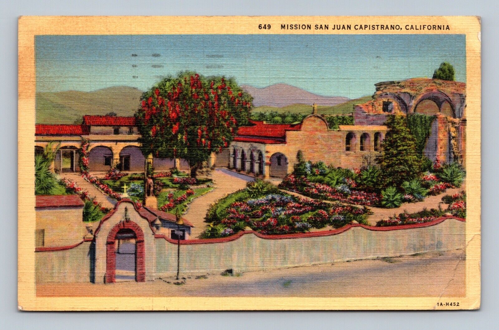 Mission San Juan Capistrano, California Postcard