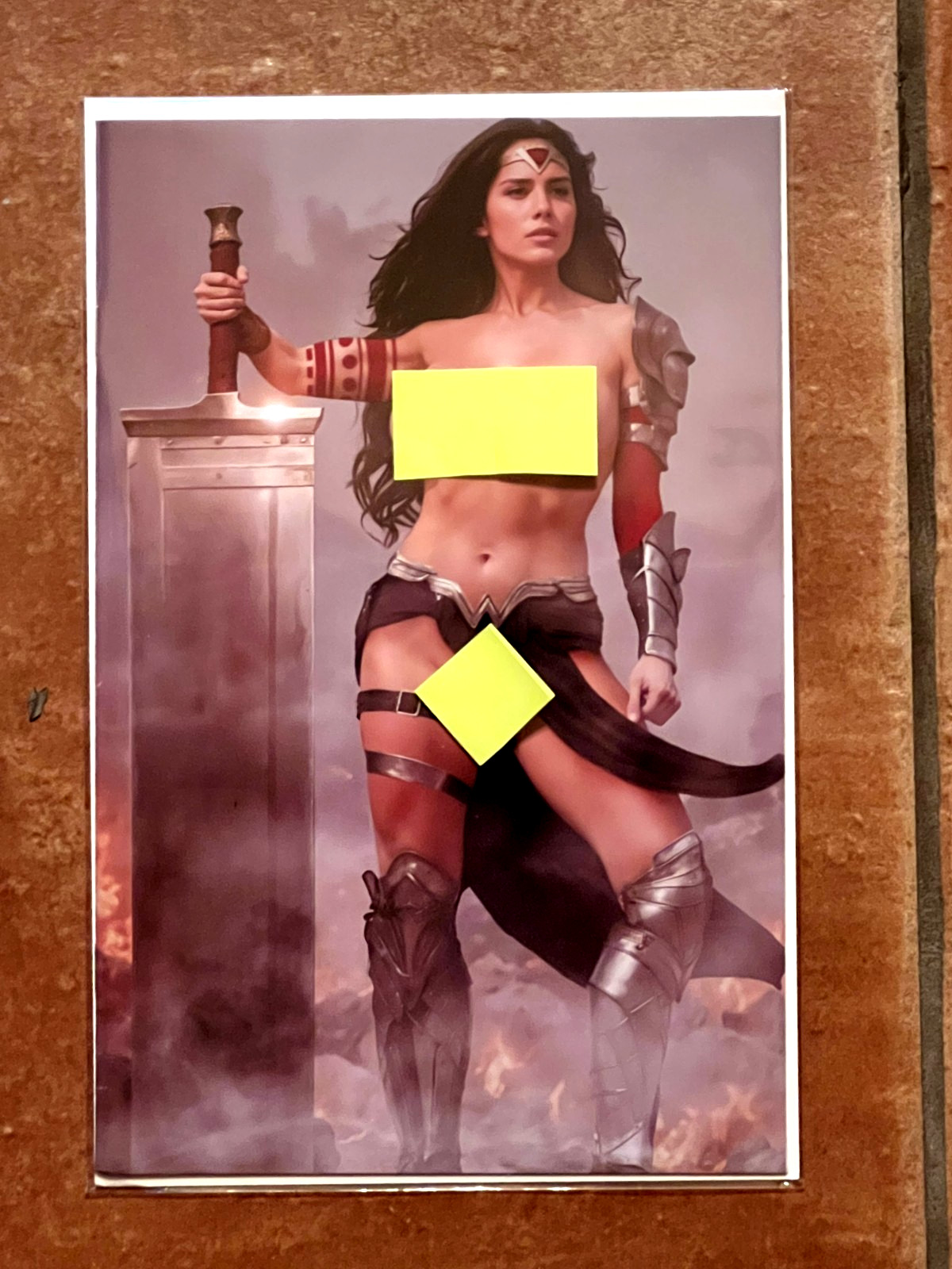 ABSOLUTE WONDER WOMAN (NUDE) DOUBLE SIDED - Deviant Nation Ltd run #48/100 W/CoA ABSOLUTE WONDER WOMAN (NUDE) DOUBLE SIDED - Deviant Nation Ltd run #48/100 W/CoA
