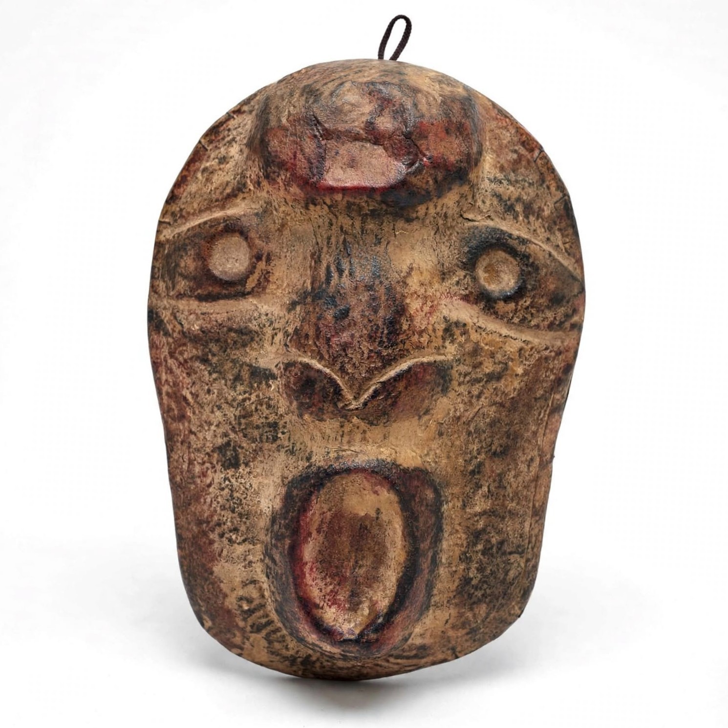 Vintage Japanese Dosojin Mask Doshin-men 7.5