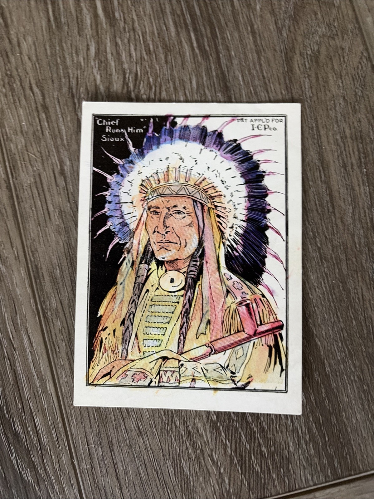 Sioux Indian Butter-nut Bread Insert Invisible Ink Picture 1921-1922 Excellent