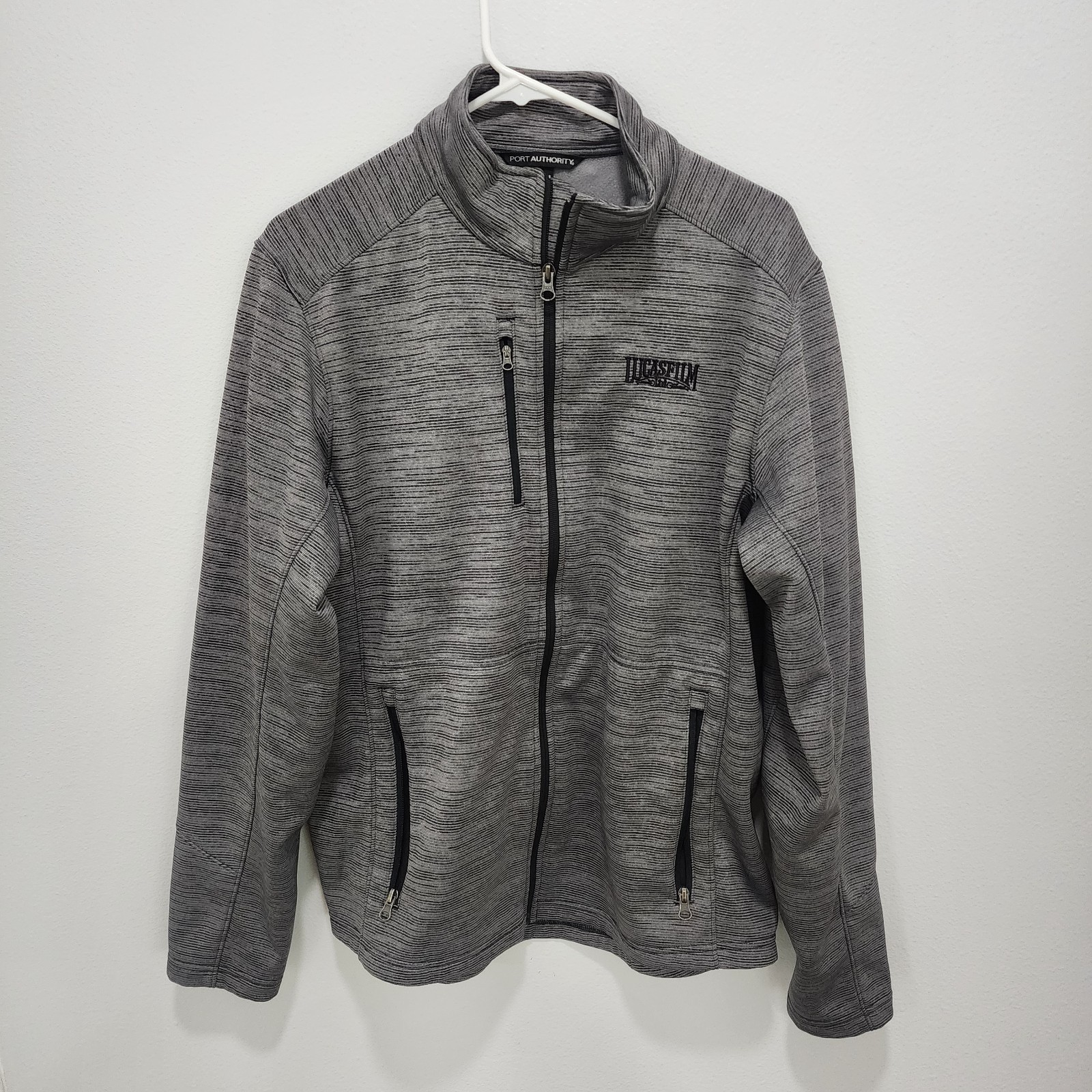 LucasFilm Backstage Star Wars Exclusive Large L Gray Jacket Port Authority