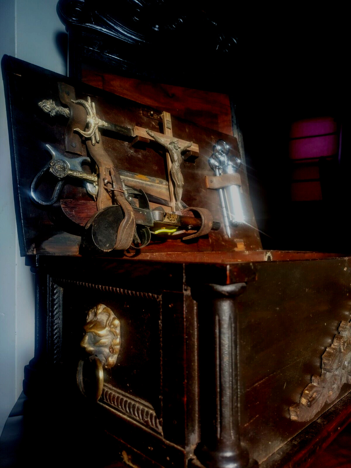Antique Vampire Hunter Kit Vintage Van Helsing 1900s