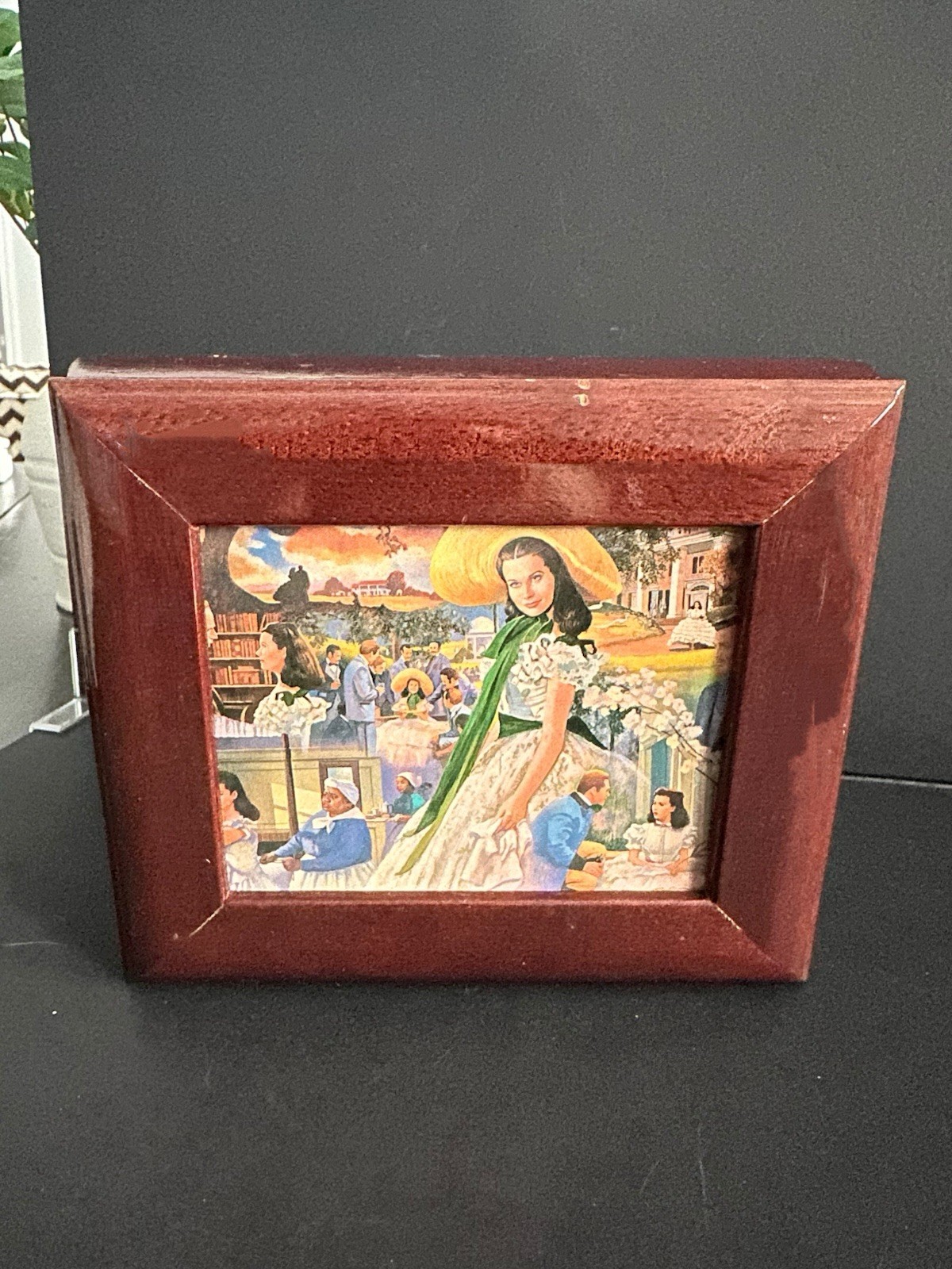 VTG Gone With the Wind Scarlet Ohara Music Jewelry Box Plays Tara’s Theme NIB