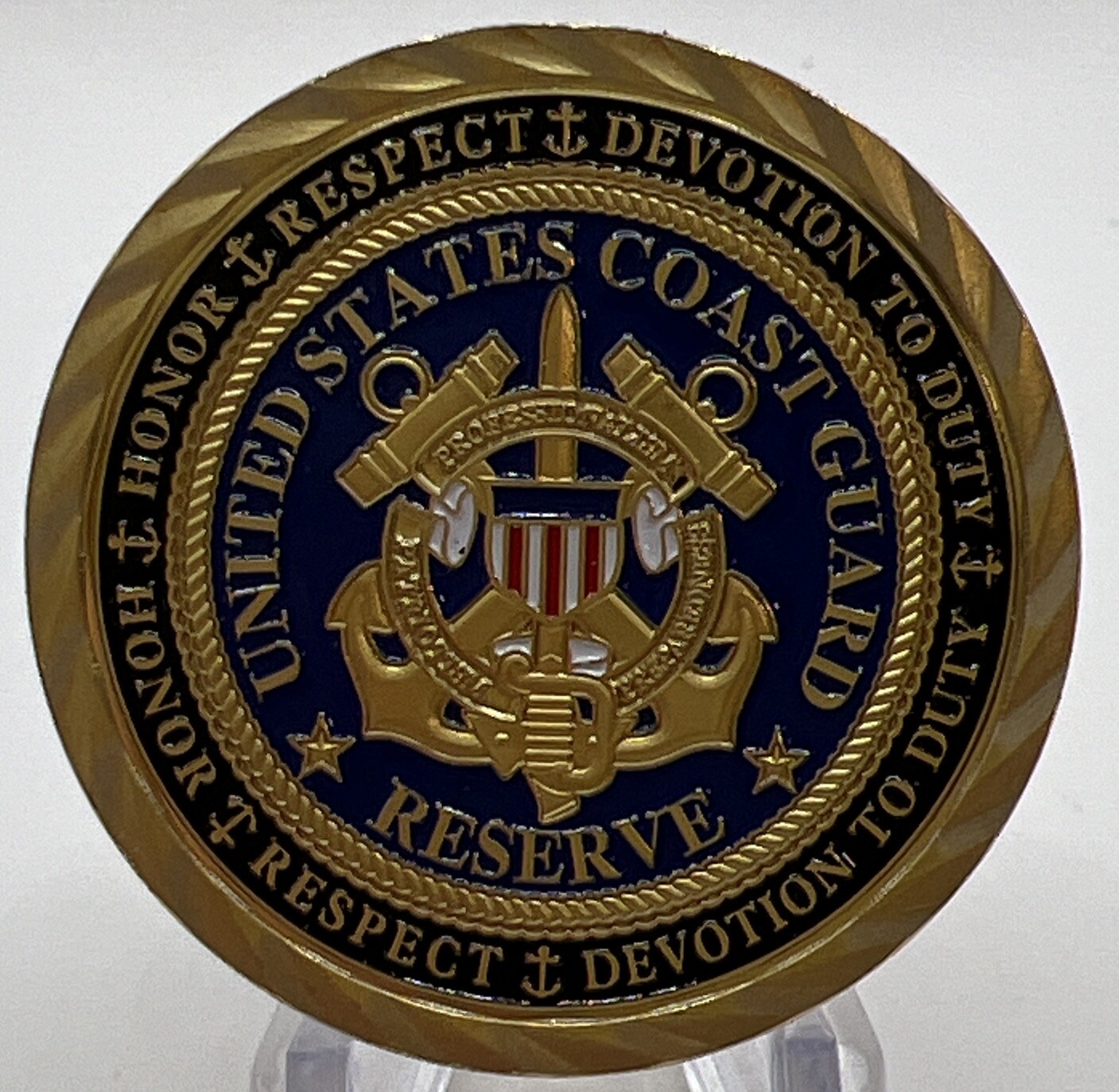 * US Coast Guard Reserve Challenge Coin. USCG Semper Patatus Security Detachment