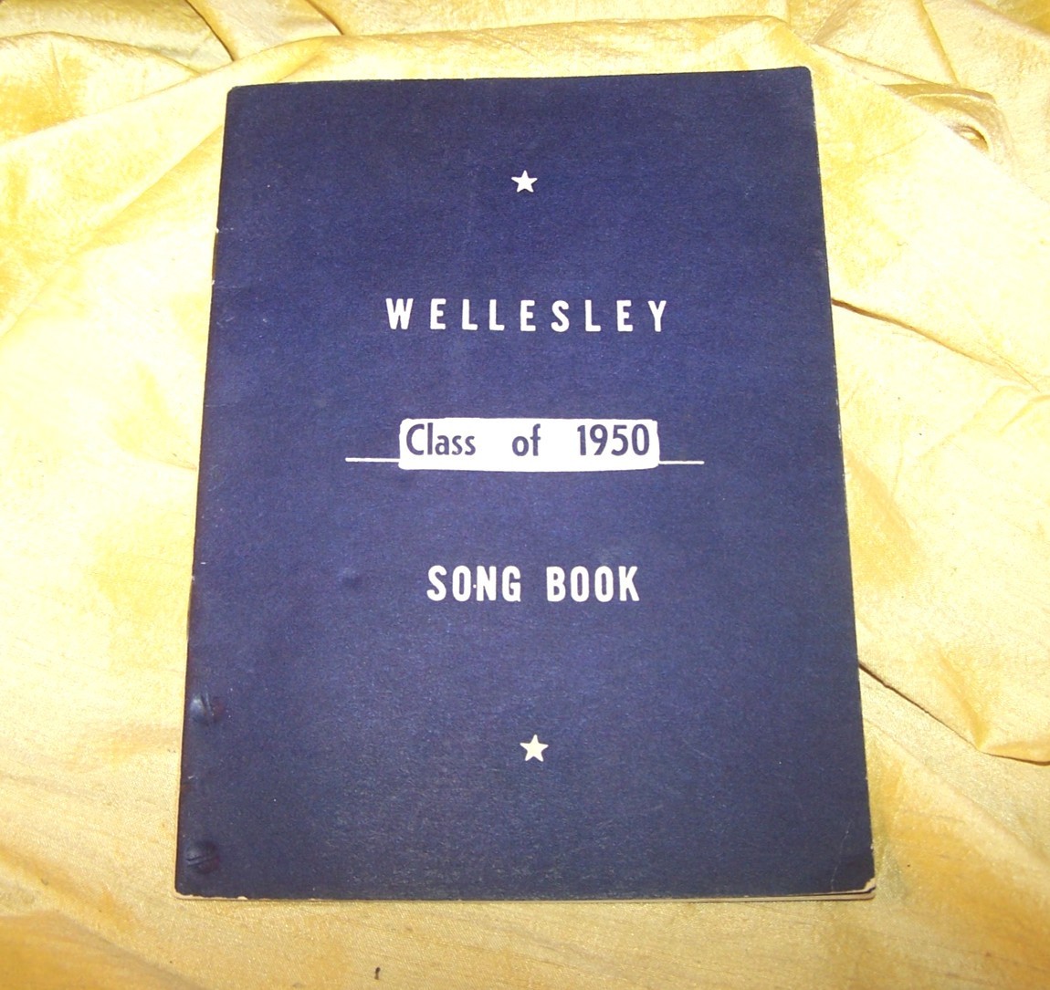 VINTAGE Wellesley College Class of 1950 Song Book, small pamphlet booklet OLD
