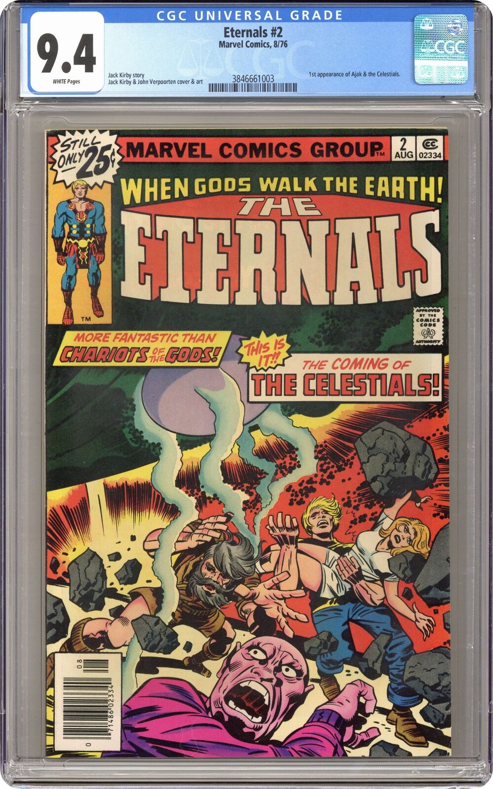 Eternals #2 CGC 9.4 1976 3846661003
