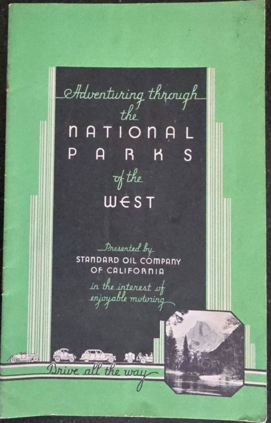 VTG 1935 Booklet, Adventuring Through The Nat. Parks Of The West, Standard Oil VTG 1935 Booklet, Adventuring Through The Nat. Parks Of The West, Standard Oil