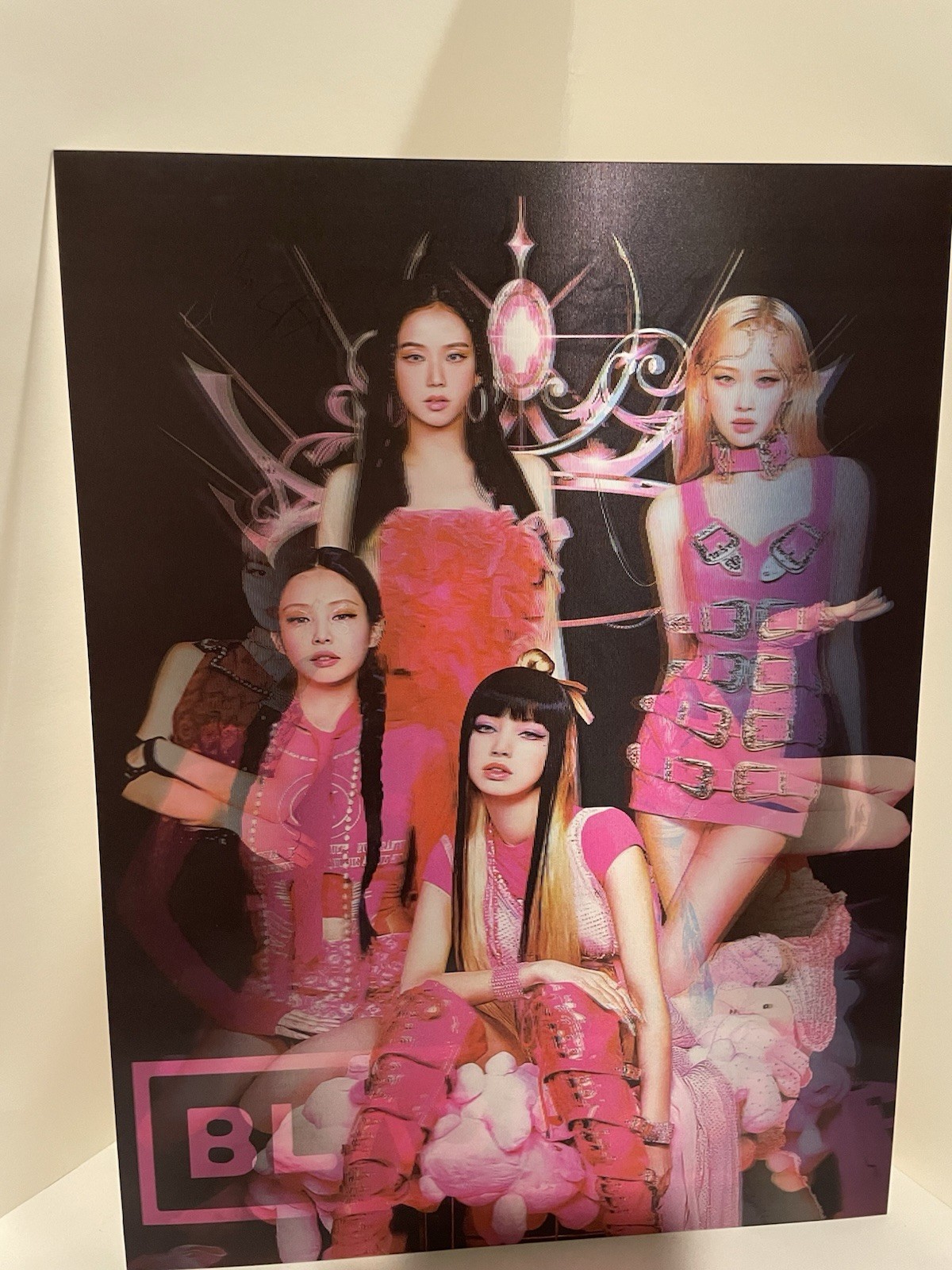Black Pink K-Pop 3 Changing Images 3D Holographic Lenticular Poster Black Pink K-Pop 3 Changing Images 3D Holographic Lenticular Poster