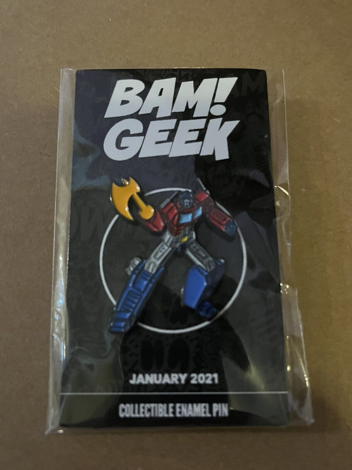 Transformers BAM BOX Geek ENAMEL PIN