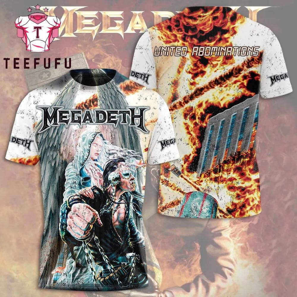 Megadeth 2026 World Tour 3D T-Shirt