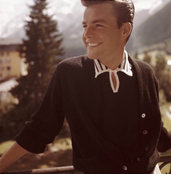American actor Robert Wagner circa 1960 Historic 1960s Old Photo 2