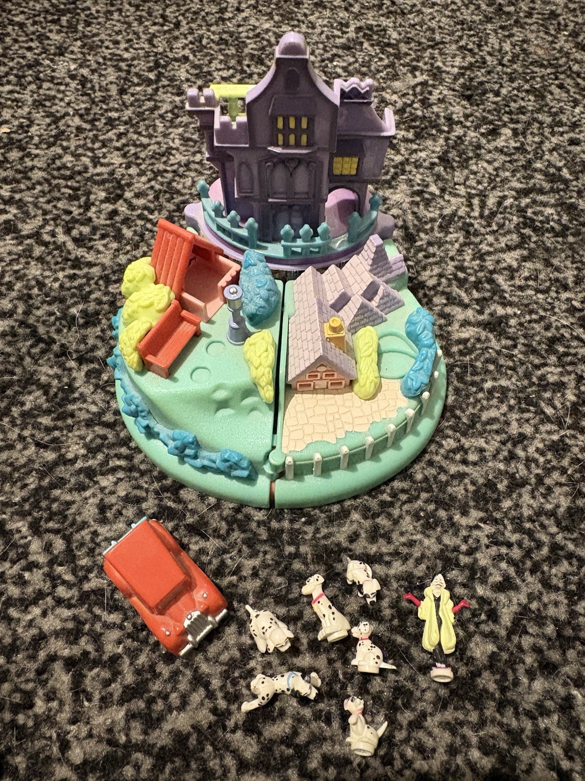 Bluebird Disney 101 Dalmatians Playset 1996 Vintage Collectible RARE & COMPLETE