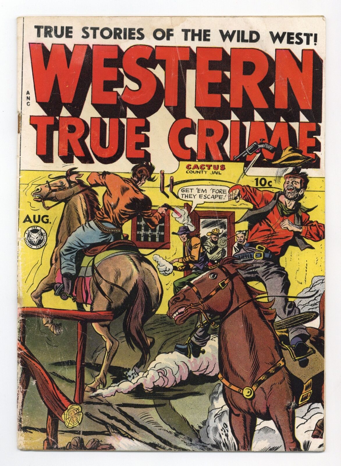 Western True Crime #15 GD 2.0 1948