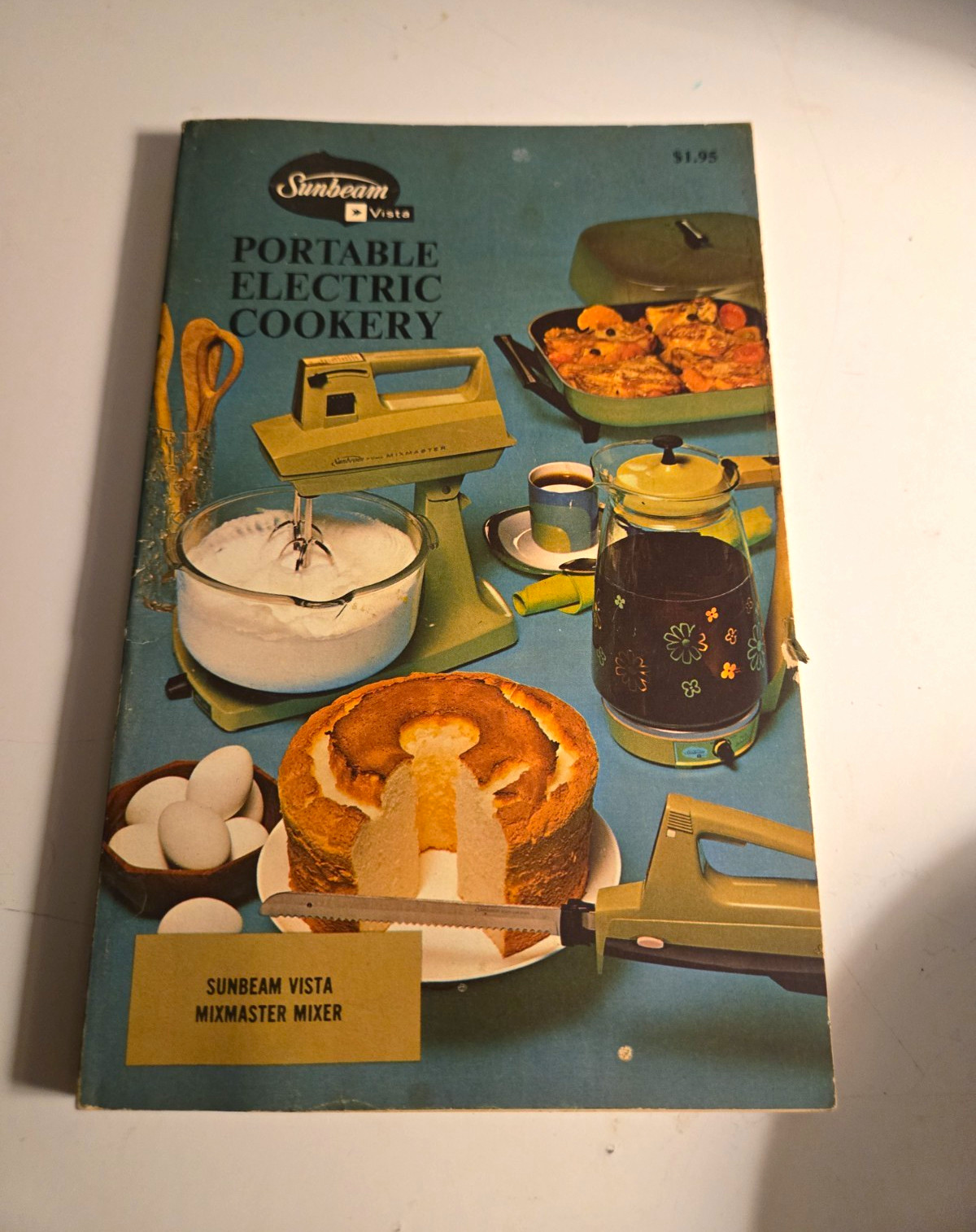 Sunbeam Vista Portable Electric Cookery Recipe Advertising Booklet Appliances