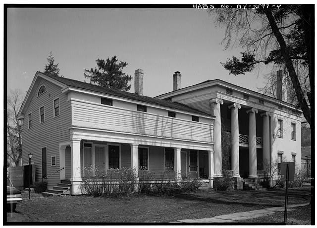 Homer NY Jedediah Barber House 1900s West Rear South Elevations Mansion