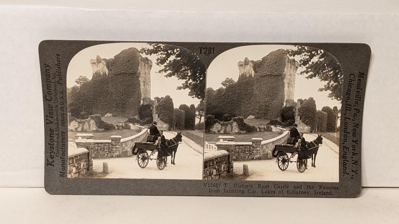 a314, Keystone SV, Ross Castle, Lakes of Killarney, Ireland; T281-V12687T, 1930