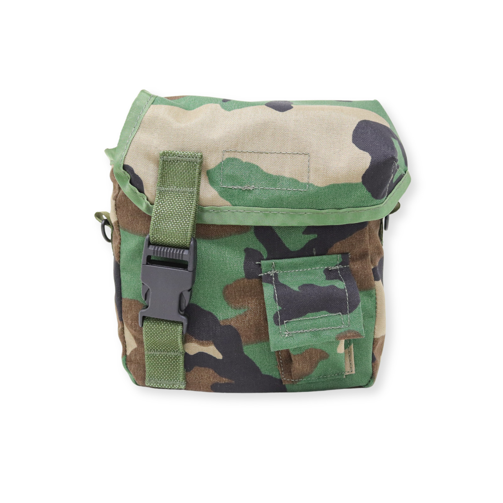 2 Qt. Molle Water Canteen/Bladder Cover - Woodland Camo, Made in the US