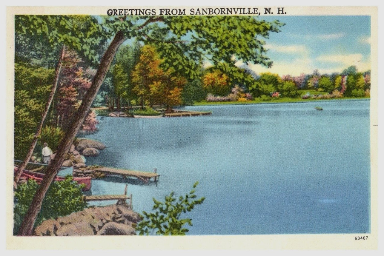 Vintage Postcard 1930-1945 Greetings from Sanbornville, New Hampshire (NH) Vintage Postcard 1930-1945 Greetings from Sanbornville, New Hampshire (NH)