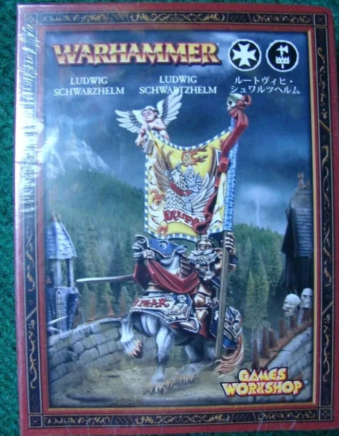 Ludwig Schwarzhelm Warhammer Oldhammer Old World Metal Tin Original Box GW Sealed
