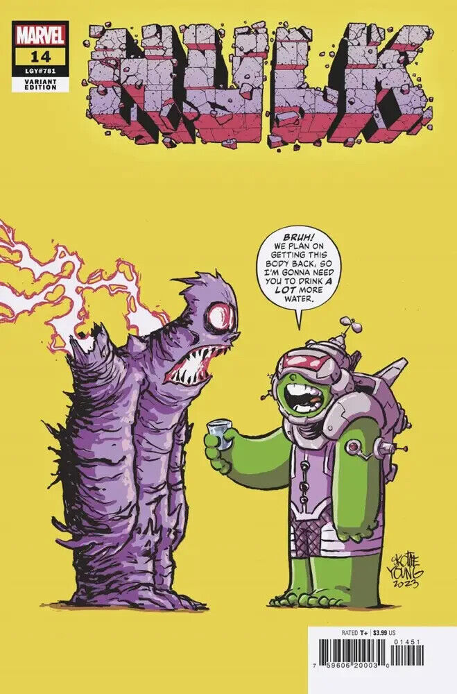 HULK #14 (SKOTTIE YOUNG VARIANT)(2023) COMIC BOOK ~ Marvel Comics
