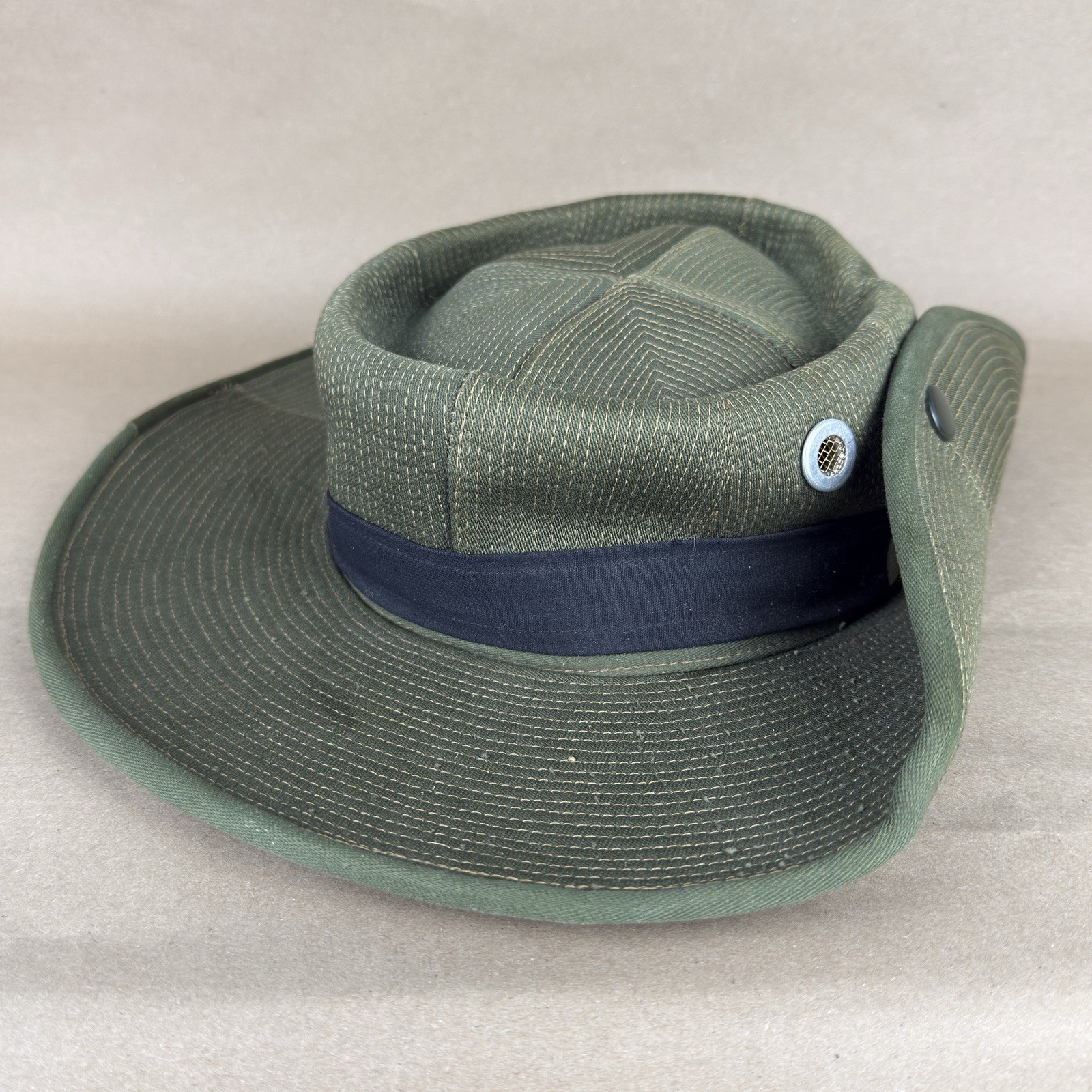 Vtg Vietnam War Slouch Hat Luong Phan Tailor Saigon Custom Boonie Bush Cap Vtg Vietnam War Slouch Hat Luong Phan Tailor Saigon Custom Boonie Bush Cap