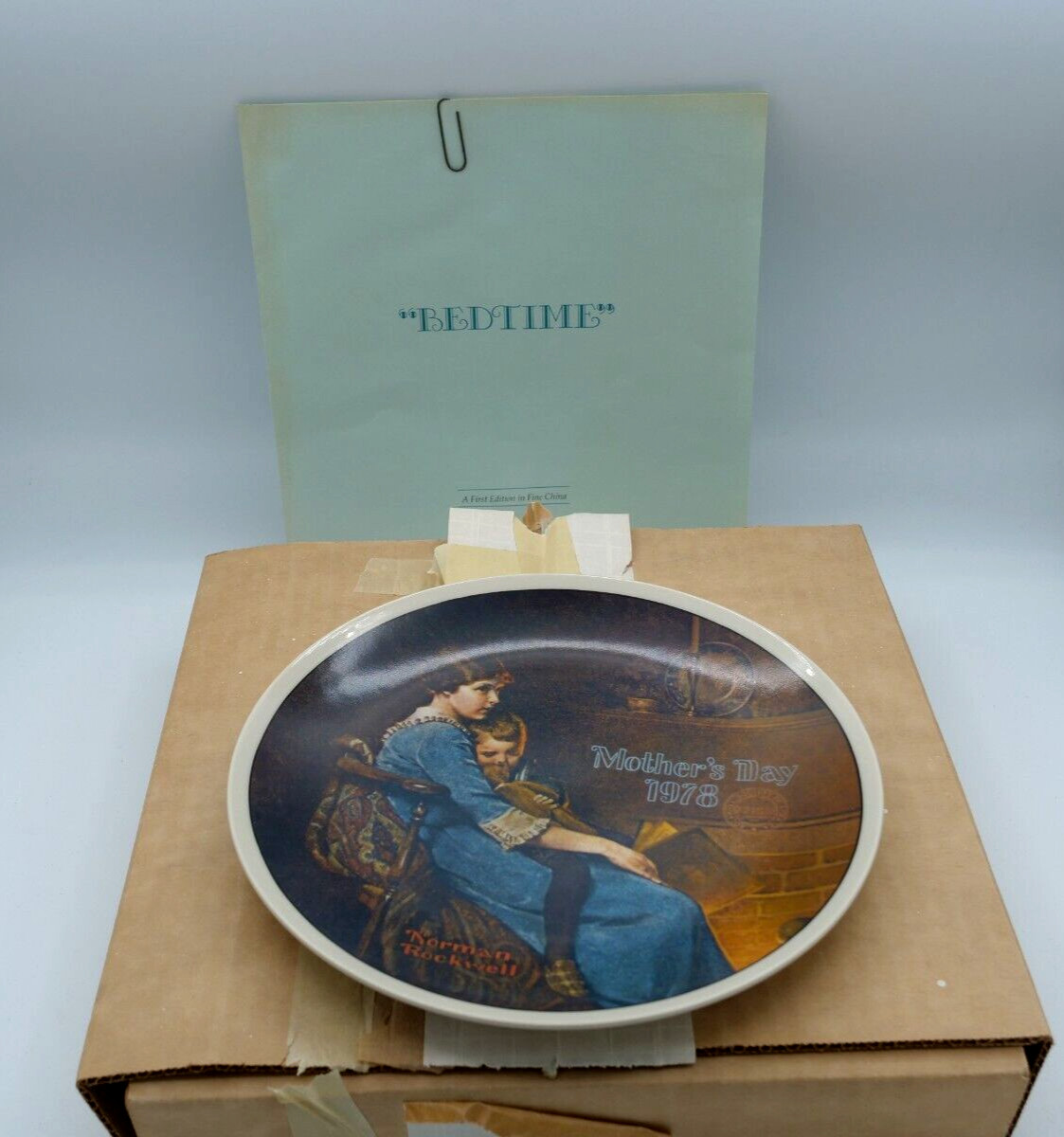 Knowles Collectors Plate Mothers Day 1978 