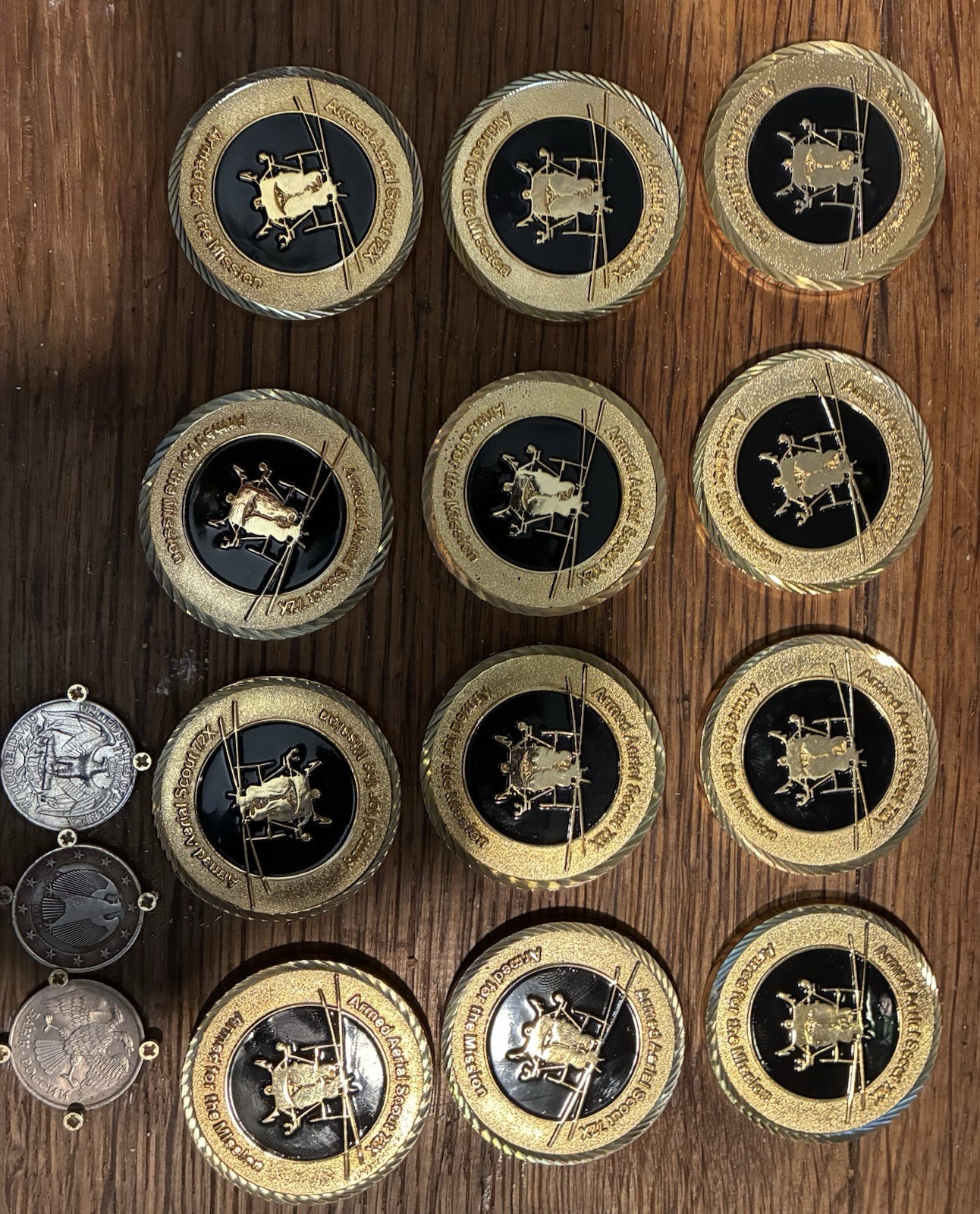 One Dozen “helicopter Dollars” Tokens