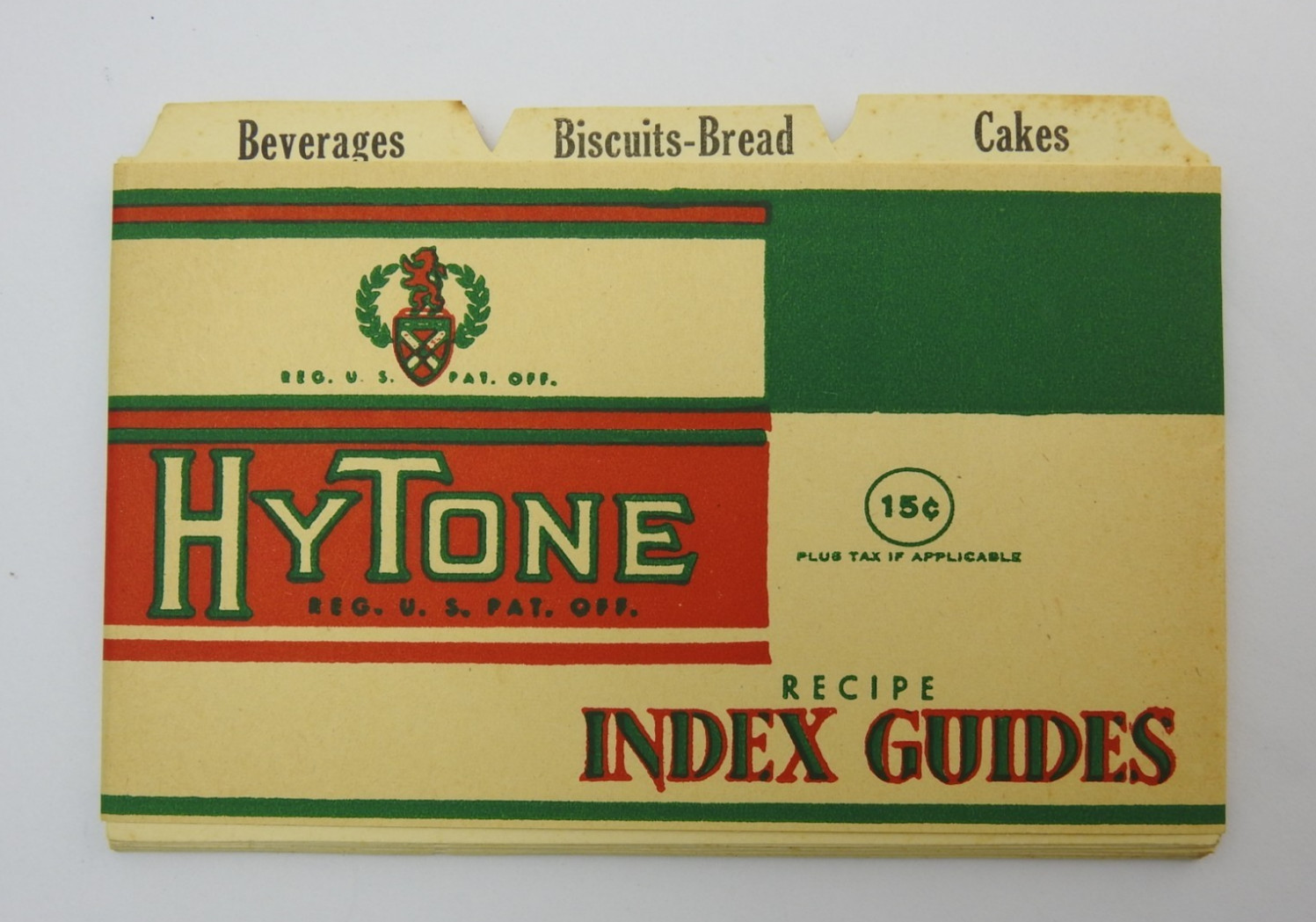 Vintage HyTone Recipe Index Guides Tab Dividers Kalamazoo Stamping Co Set of 18 Vintage HyTone Recipe Index Guides Tab Dividers Kalamazoo Stamping Co Set of 18