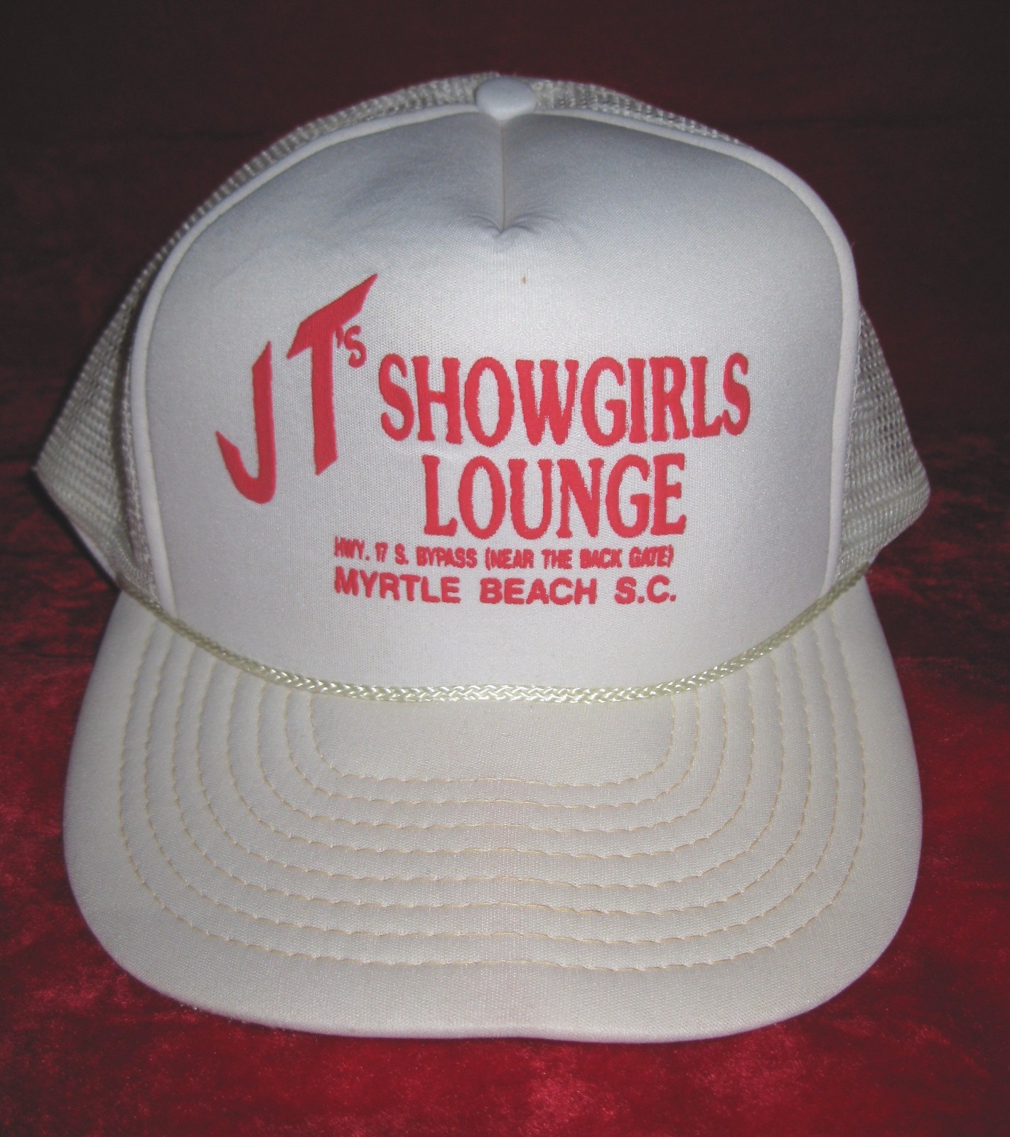 Showgirls Lounge Myrtle Beach SC Strip Gentlemen\'s Club Snapback Rare Cap Hat