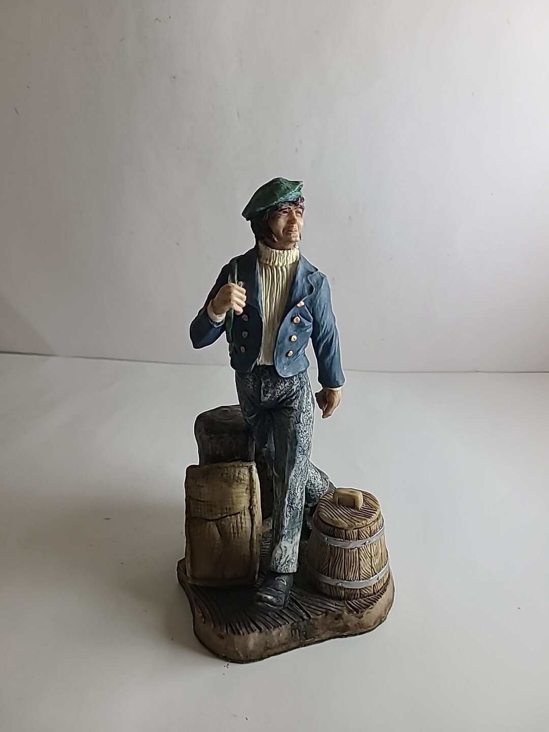 Our American Heritage Collection Figure The Sea Whaling Days  Michael Roche 1987