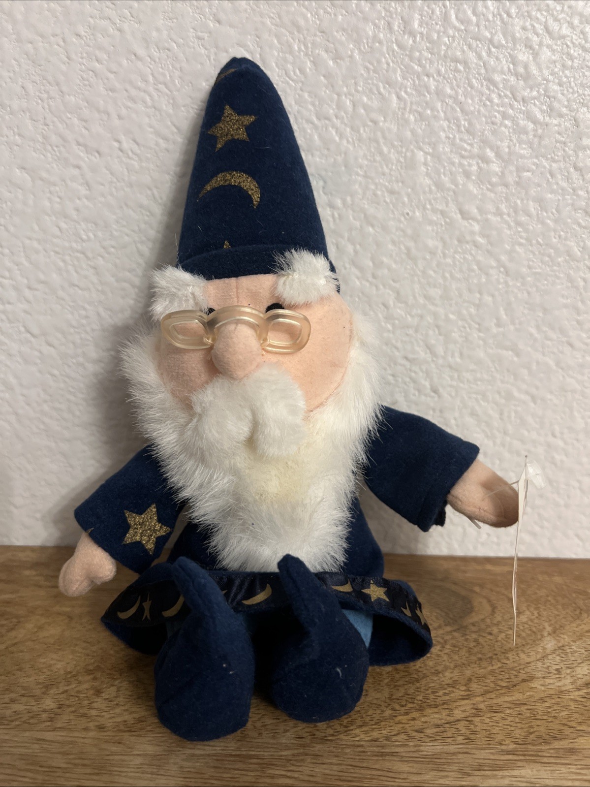 Merlin The Wizard Club Disney Stuffed Plush Bean Bag Toy (New W/ Tags)