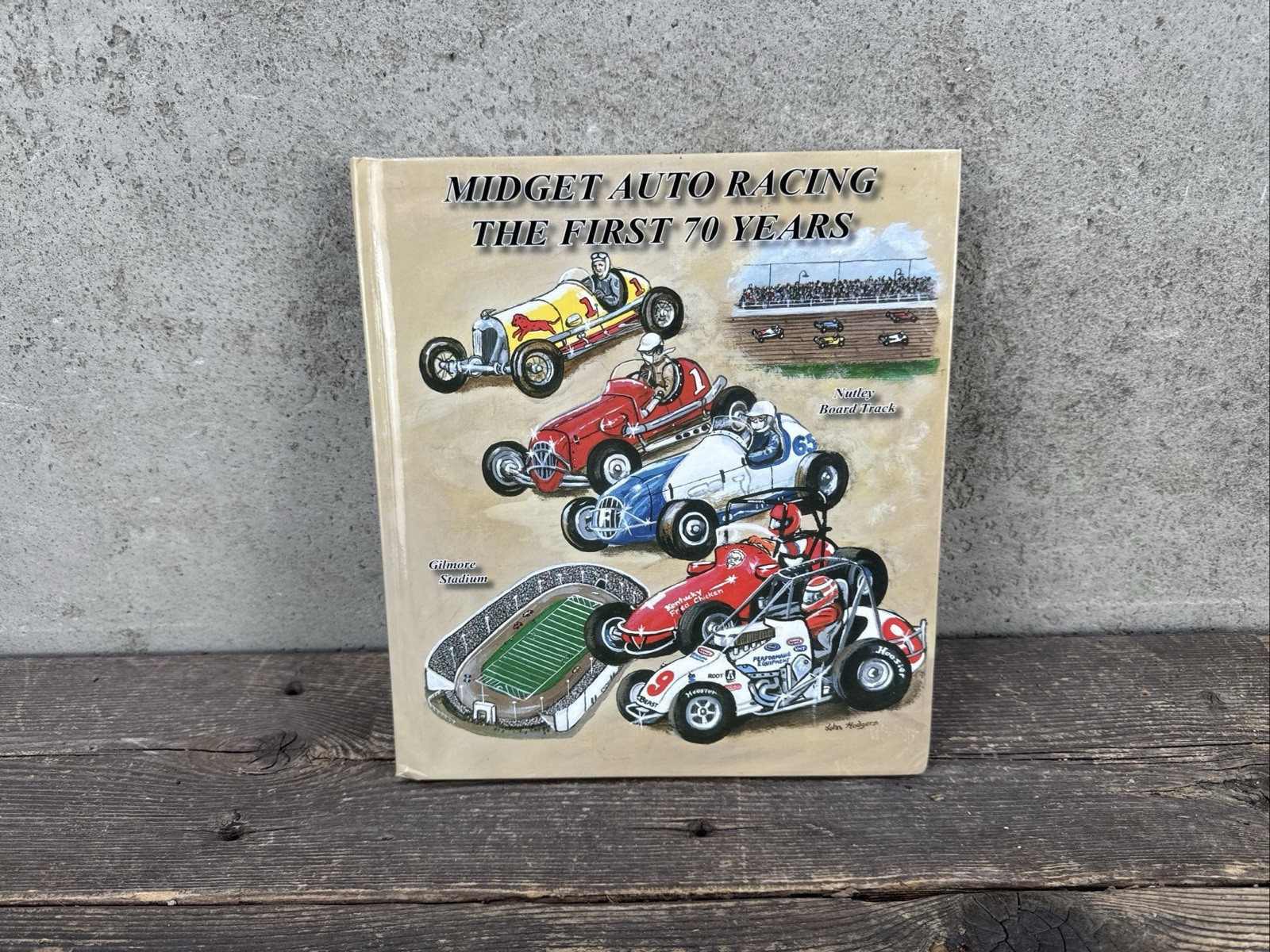 Midget Auto Racing The First 70 Years Hardcover Book Vintage