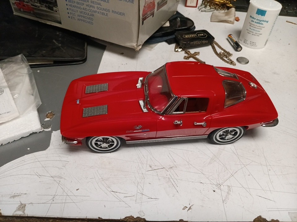 Vintage Red Corvette Car Telephone – Retro Novelty Desk Phone