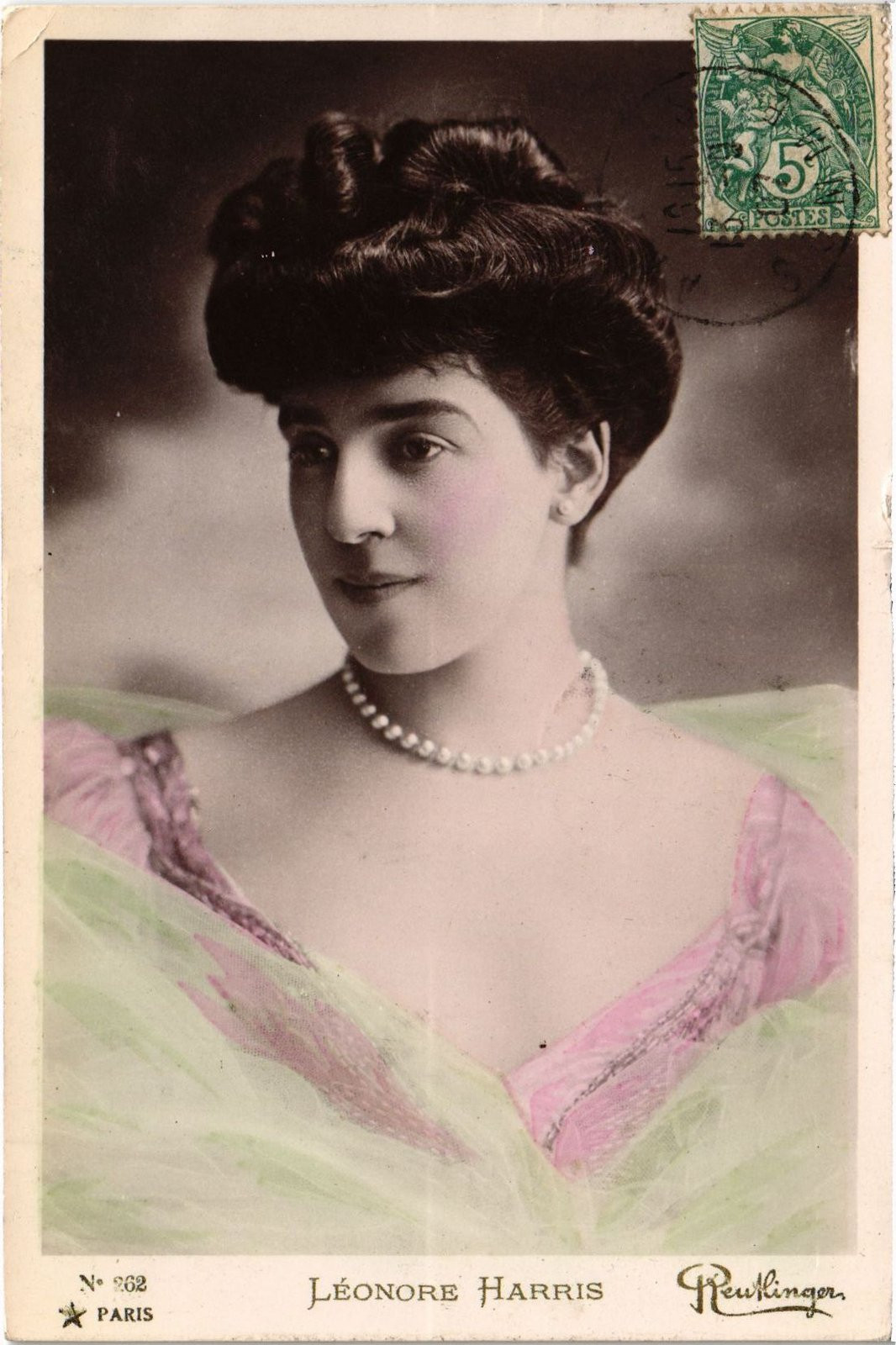 Postcard AK Leonore Harris THEATRE STARS (1447892)