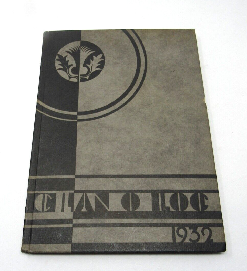 Piedmont High School YEARBOOK 1932 Piedmont CA Photos Art Signatures EXLT COND