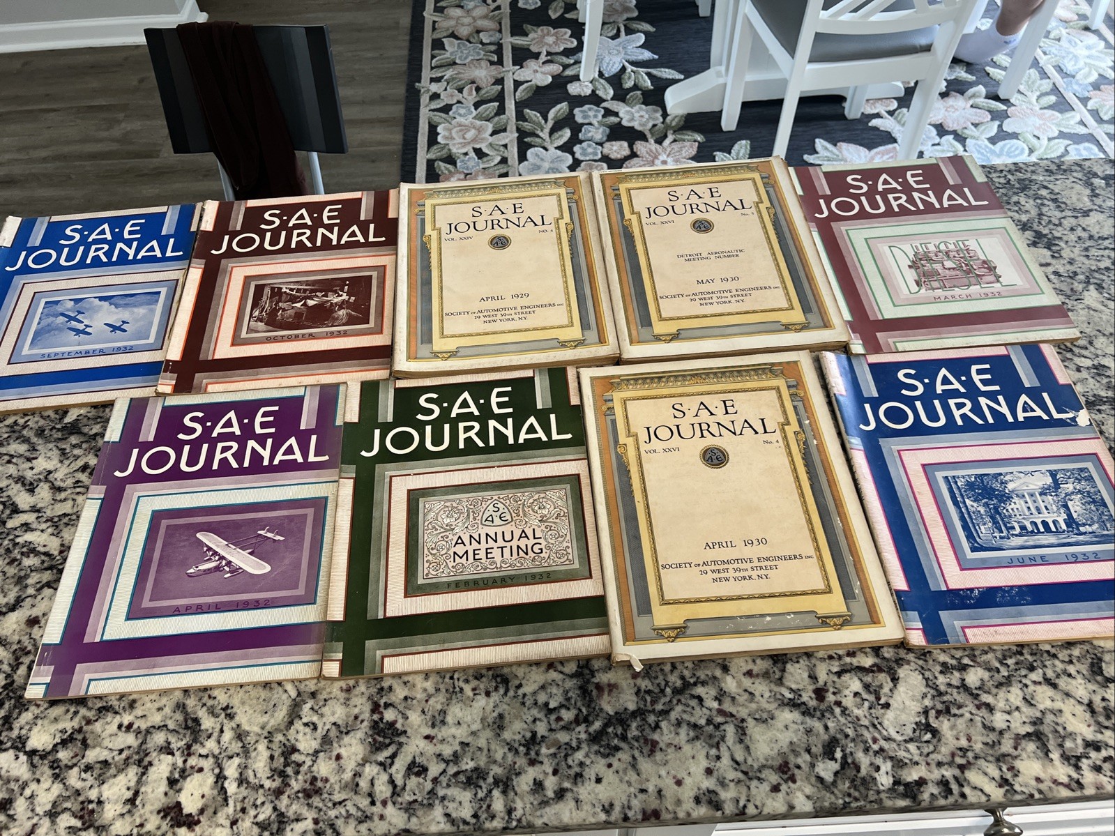 S A E SAE Journal From 1929 To 1932 Lots Of 9