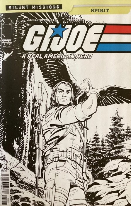G.I. Joe: A Real American Hero-Spirit #1C VF/NM; Image | 1:10 Variant B&W - w/Ba G.I. Joe: A Real American Hero-Spirit #1C VF/NM; Image | 1:10 Variant B&W - w/Ba