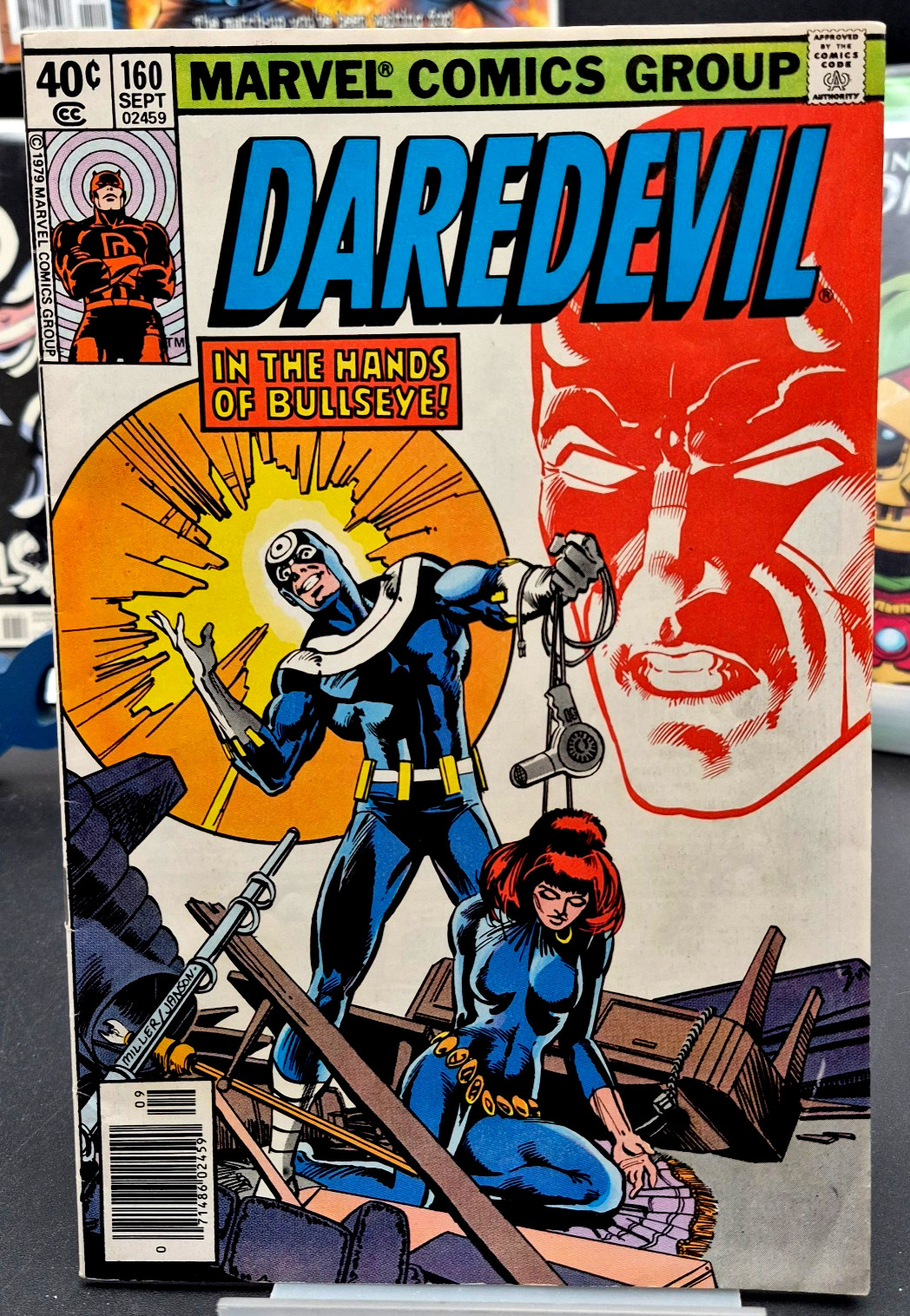 Daredevil #160 Marvel 1979 Frank Miller Bullseye Black Widow Bondage Cover VF+