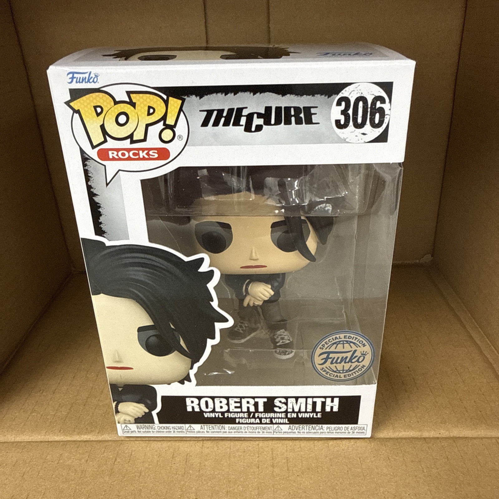 Funko Pop Rocks The Cure Robert Smith Vinyl Figure #306 Special Edition