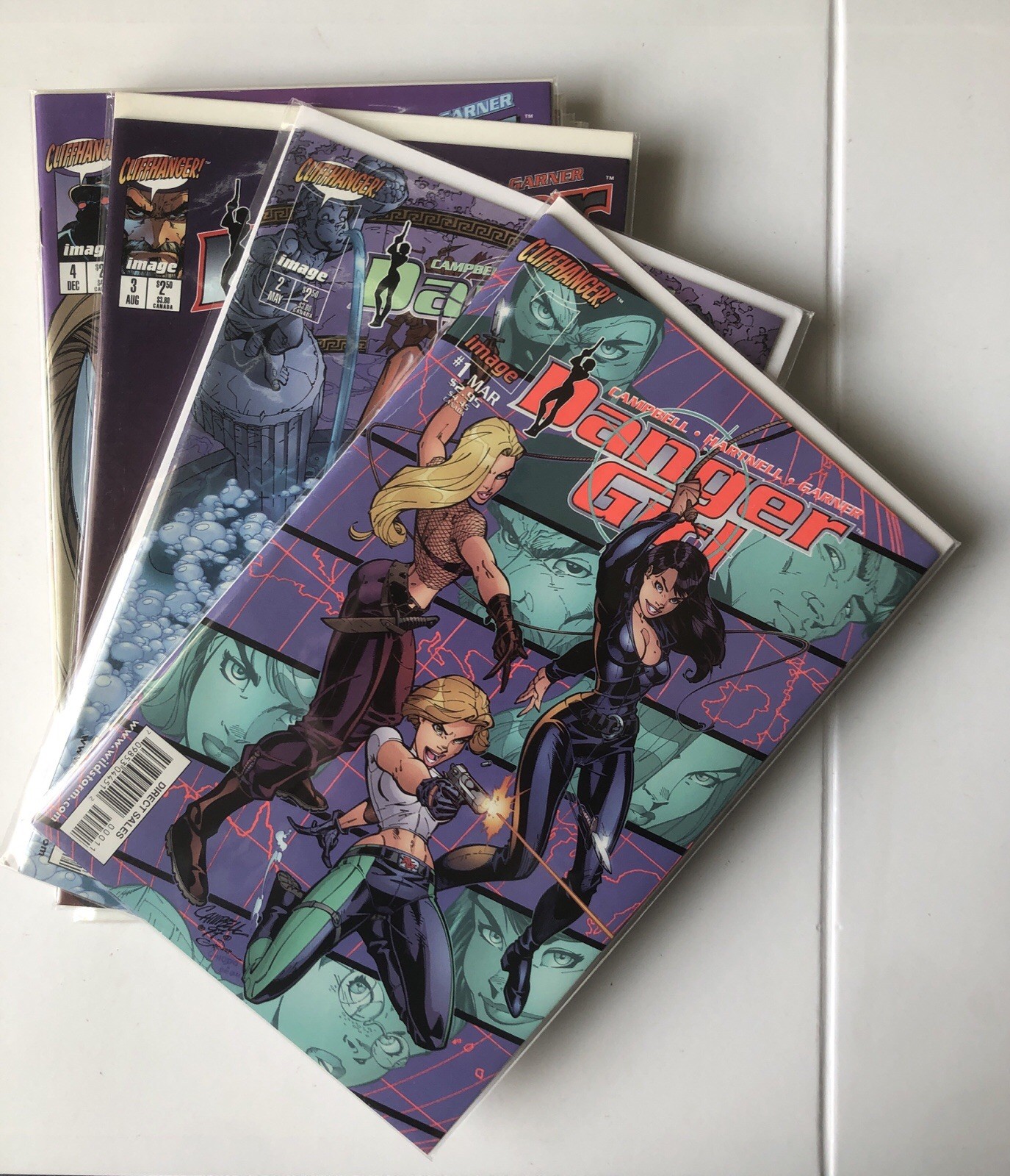 Danger Girl # 1-7 Full Run & Variants Plus Special J. Scott Campbell 1998