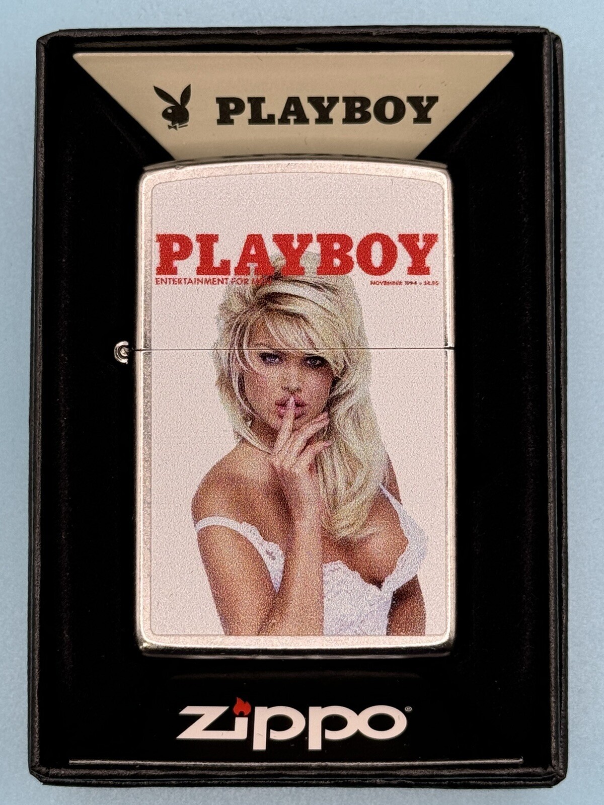 Playboy Magazine Cover Vintage November 1994 Zippo Lighter NEW Rare Pinup