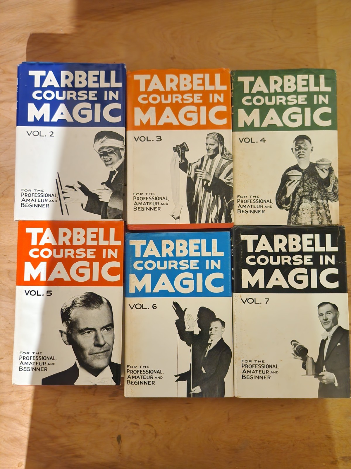 Tarbell Course In Magic (Volume 2-7, Hardcover, 1970s) Vintage Magic/Illusions