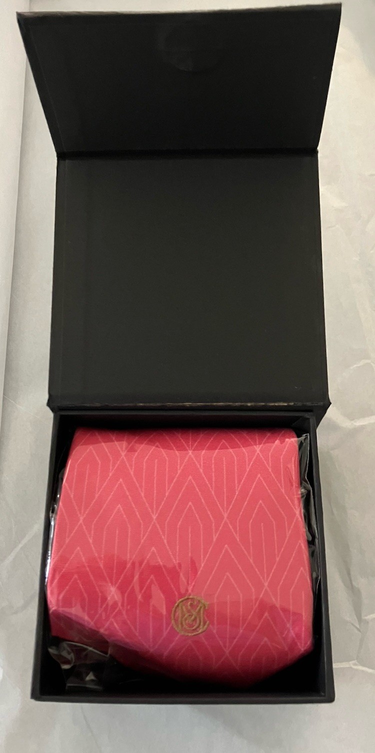 Mayfair Supper Club Bellagio Hotel Casino Las Vegas Mens Pink Necktie Tie