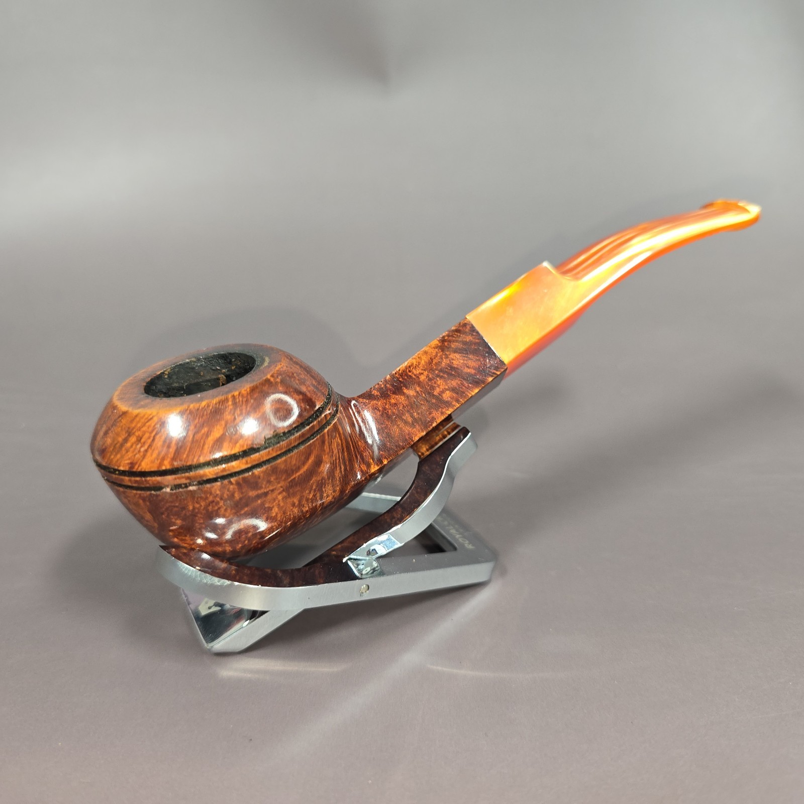 Unknown Smooth Bulldog Estate Briar Pipe