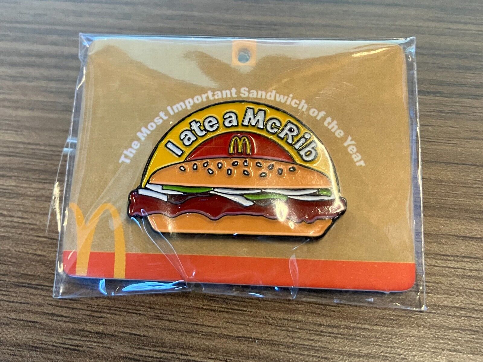 McDonald’s - I Ate A McRib Enamel Pin