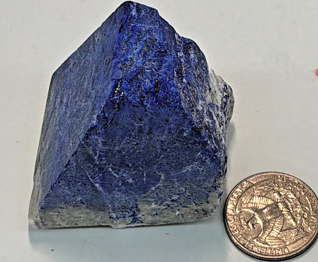Natural Deep Blue Lapis 148 grams of Deep Rich Blue Natural Lapis cabbing rough