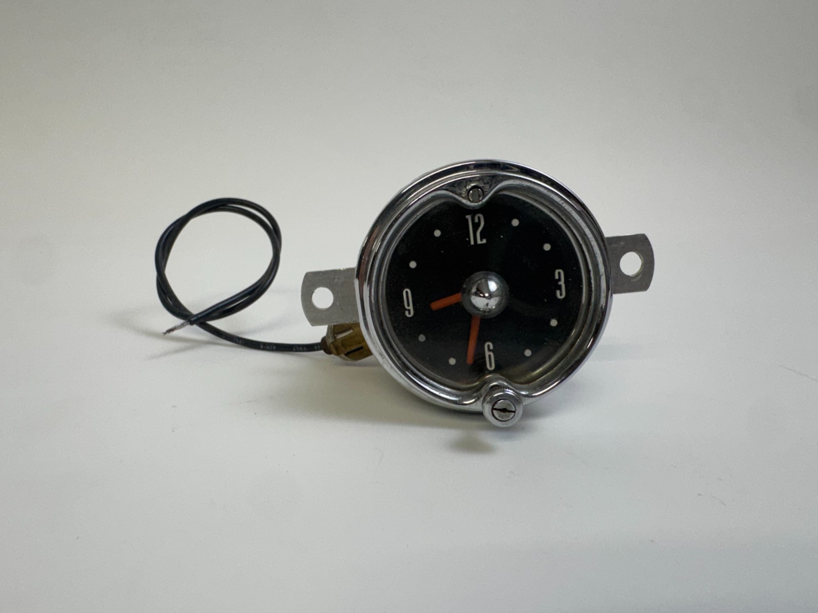 Geo W Borg Corp 1953 Vintage Automobile Dashboard Clock 6 Volt Dash Chicago