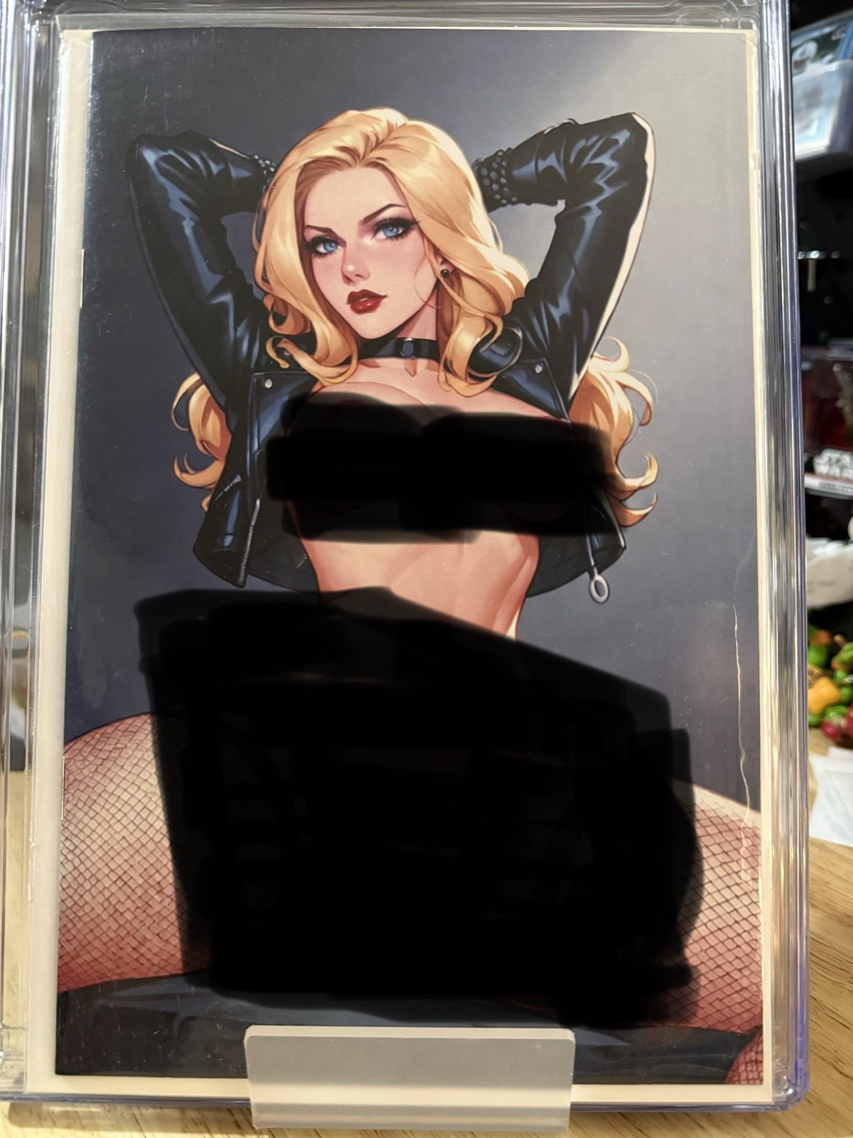 Key Comics Black Canary Leather Jacket Fishnets Virgin Variant Exclusive