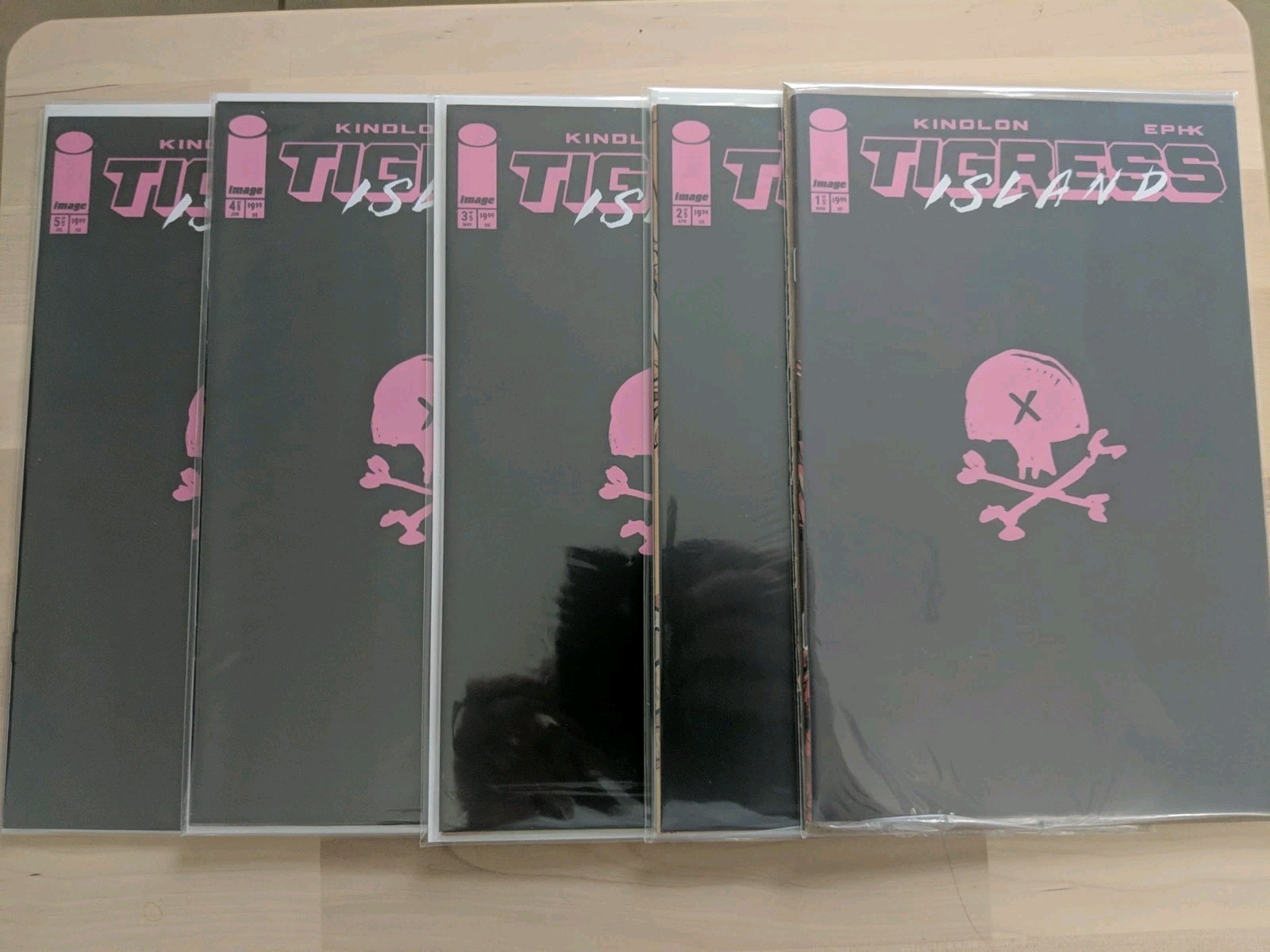 Tigress Island #\'s 1 2 3 4 5 Polybagged NSFW Variant Complete Set Lot | NEW