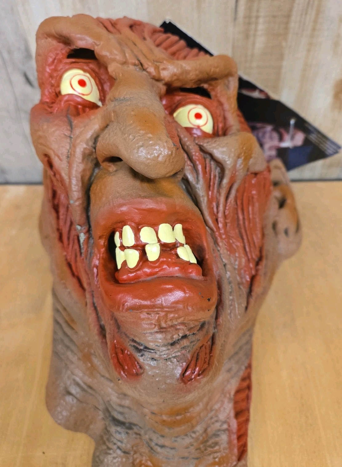 Vtg 90\'s Brand New With Tags Freddy Krueger Halloween Mask 1997 RARE BETTA OLD